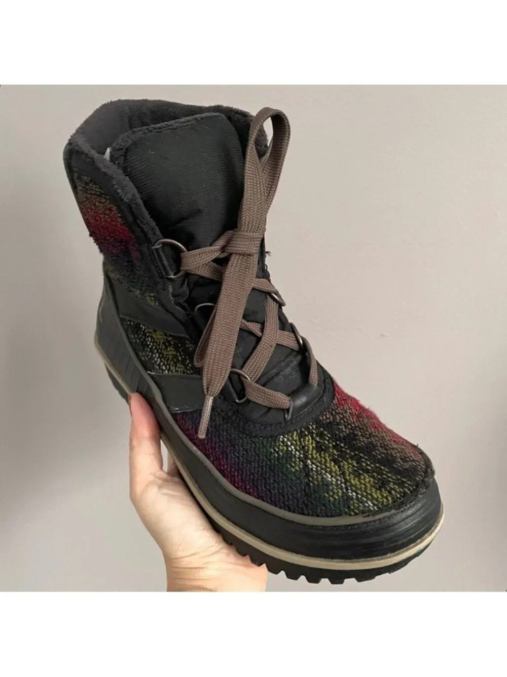 Sorel Tivoli II Blanket Suede Multicoloured Waterproof Boots - 6